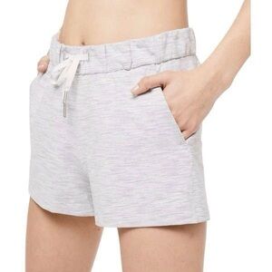 Lululemon On The Fly Short 2.5" Wee Are From Space Nimbus Battleship Size 10